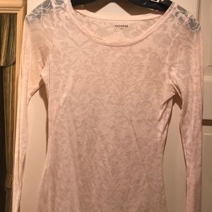 Express Light Pink Long-sleeve Shirt